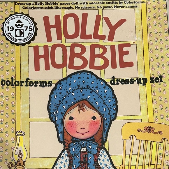 Holly Hobbie 1975 colorforms dress-up set - Picture 3 of 5